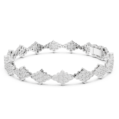 Round Diamond Tennis Bracelet | Modern Luxury Style