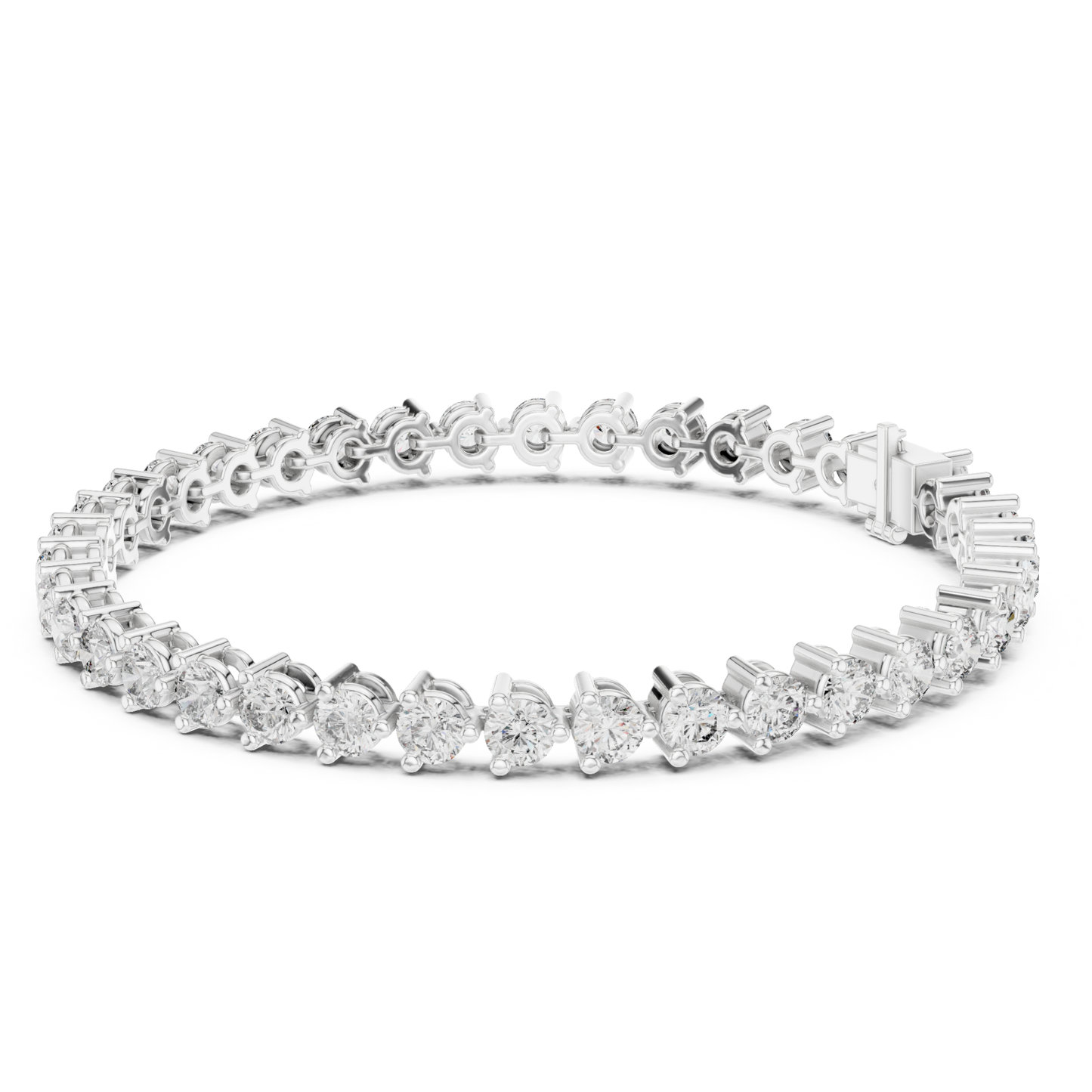 Round Cut Diamond Tennis Bracelet | Timeless Luxury Style
