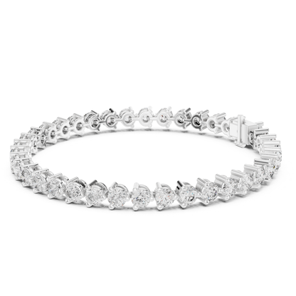 Round Cut Diamond Tennis Bracelet | Timeless Luxury Style