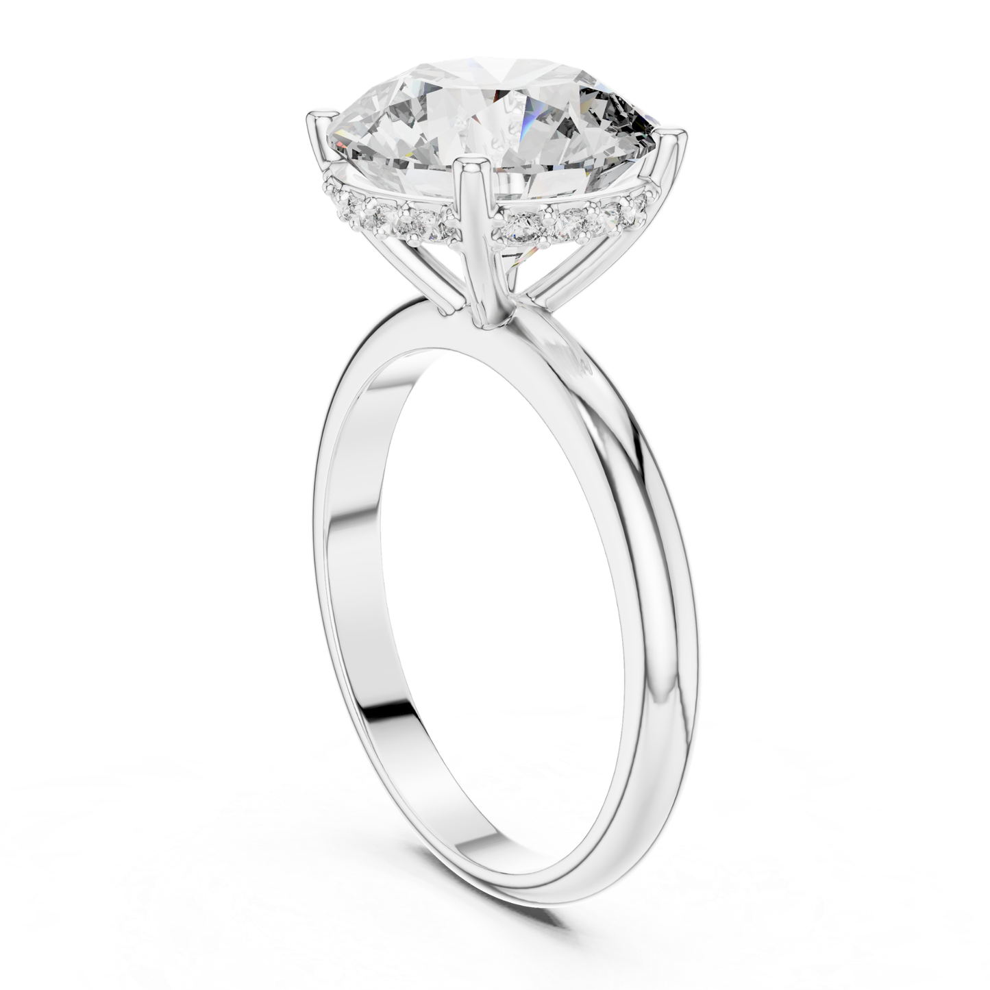 Klassischer runder Diamant-Solitärring | The One & Only Forever