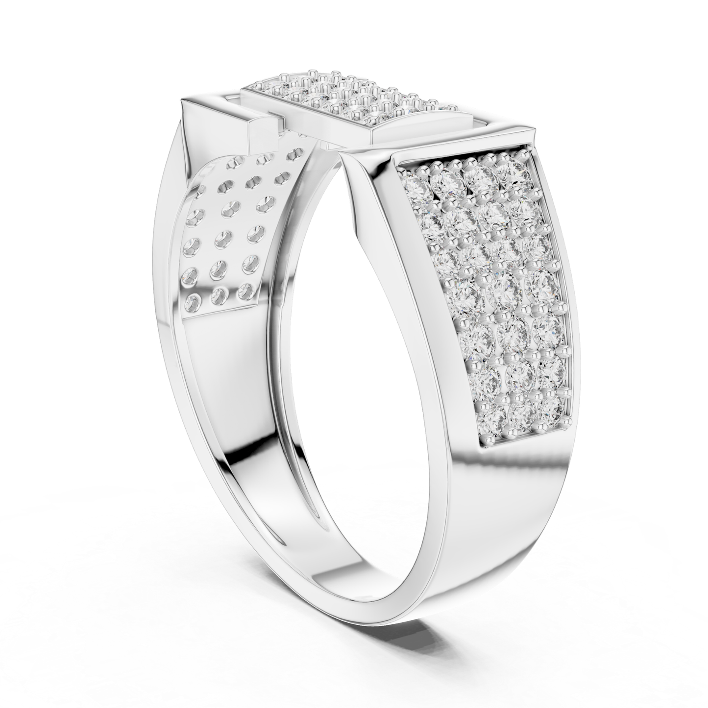 Geometric Diamond Band | Modern Luxury Jewelry Style