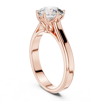 Round Diamond Classic Band Ring | Fine 18K 14K 10K Gold Luxe