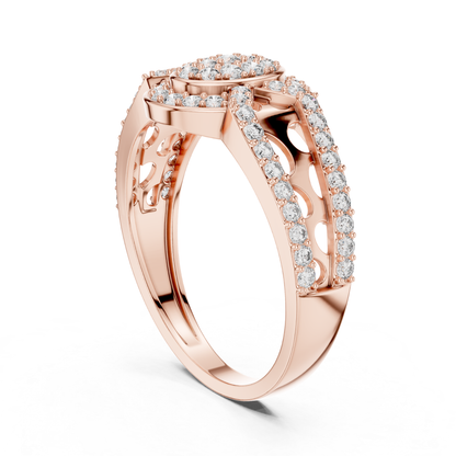 Round Diamond Halo Engagement Rings | Luxury Vintage Style