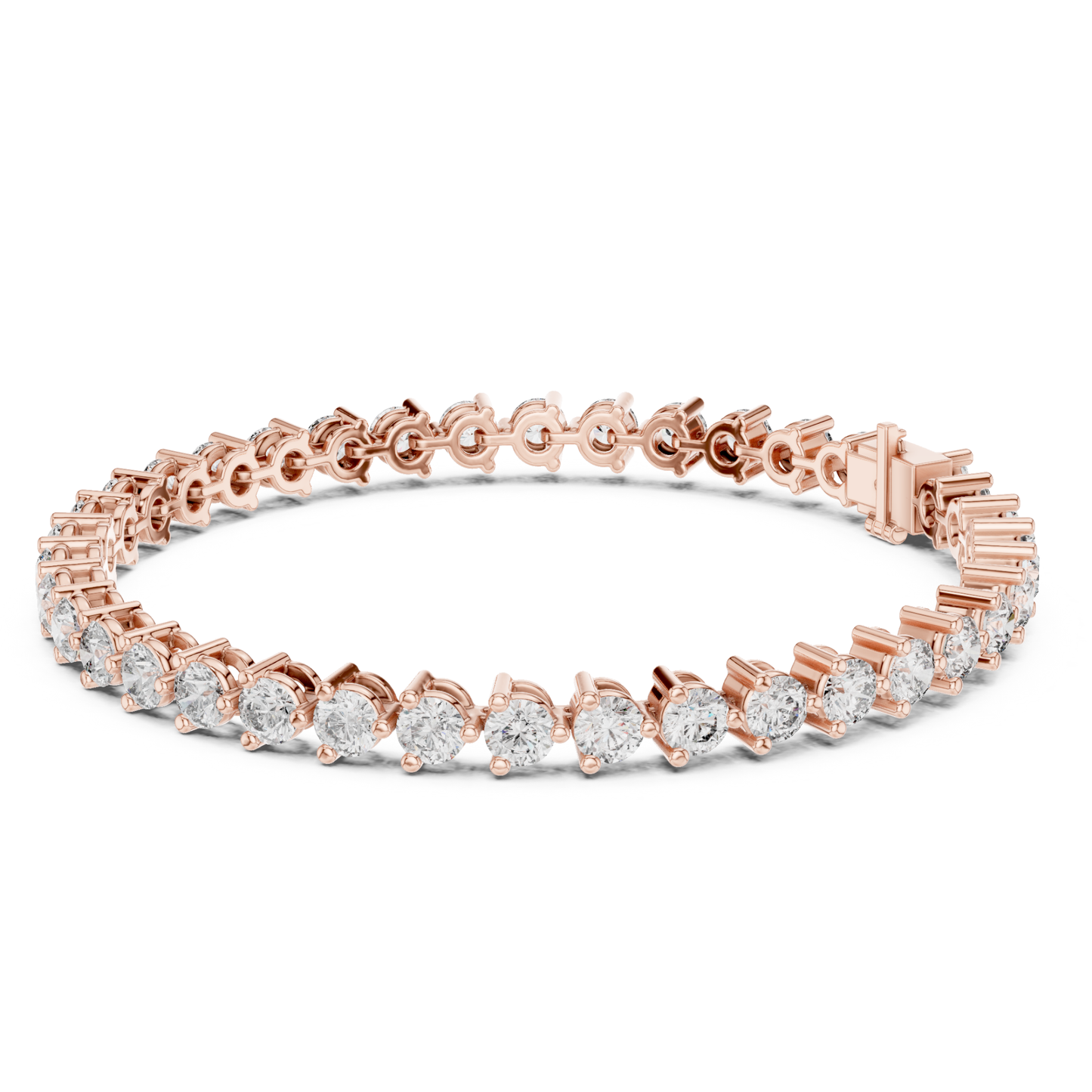Round Cut Diamond Tennis Bracelet | Timeless Luxury Style