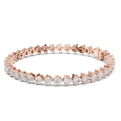 Round Cut Diamond Tennis Bracelet | Timeless Luxury Style
