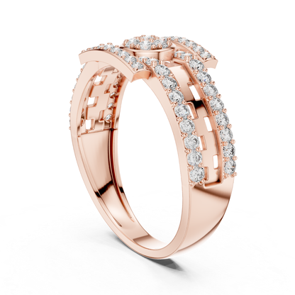 Luxury Diamond Open Wrap Rings | Contemporary White Gold Style