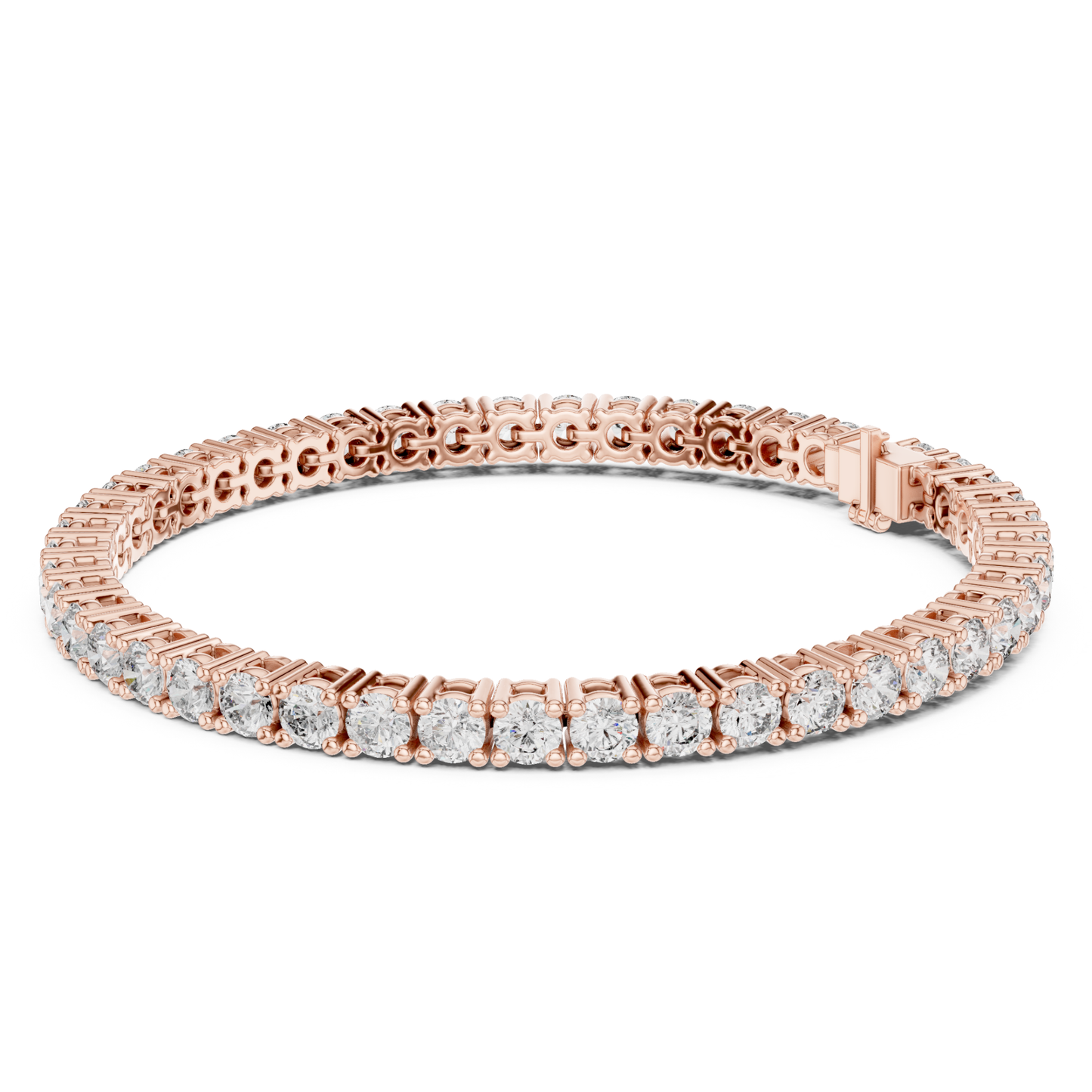 Round Cut Diamond Tennis Bracelet | Luxury Sparkle Style