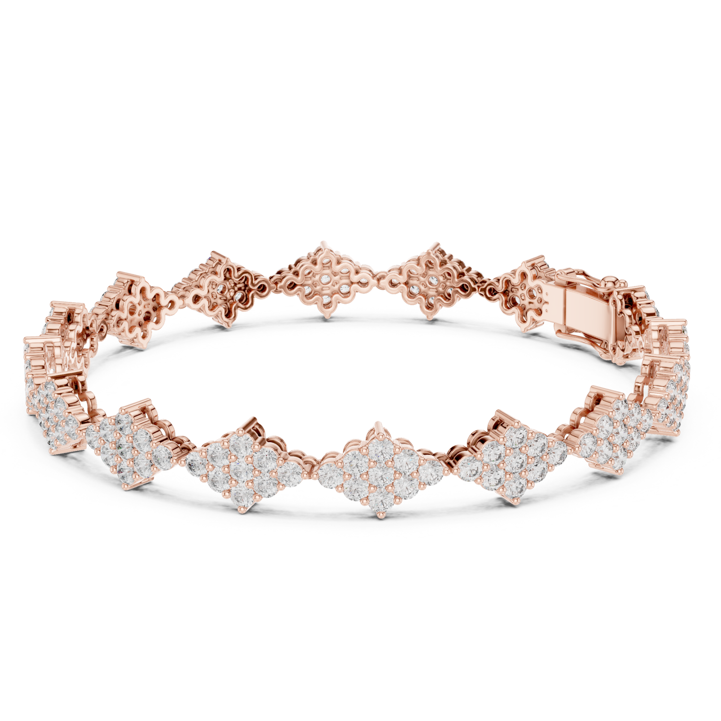 Round Diamond Tennis Bracelet | Modern Luxury Style