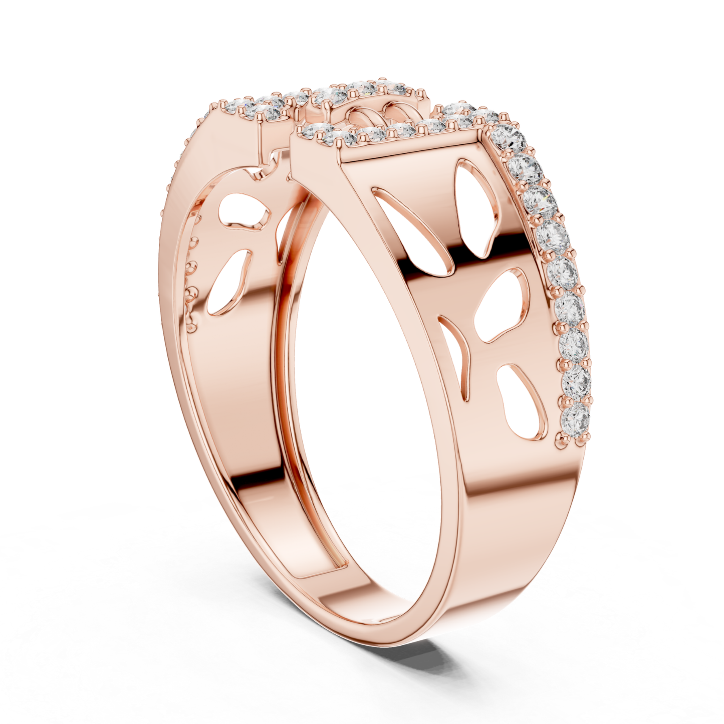 Luxury Diamond Open Band | Contemporary Statement Jewelry