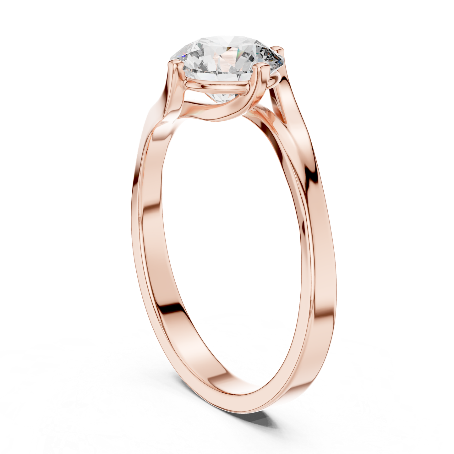 Round Diamond Wrap Band Ring | 18K Gold Fine Jewelry