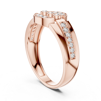 Modern Diamond Band Ring | Contemporary Luxury Style