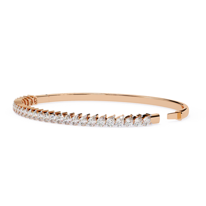 Elegant Glow Diamond Bangle | Radiant Luxury for Every Wrist