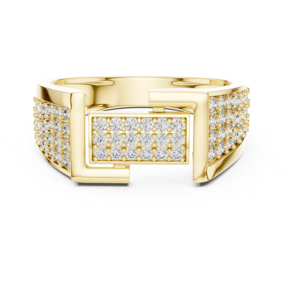 Geometric Diamond Band | Modern Luxury Jewelry Style