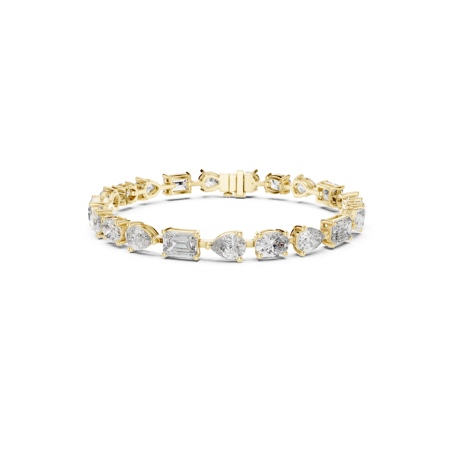 Mixed Shape Diamond Tennis Bracelet | Modern Luxury Style Design