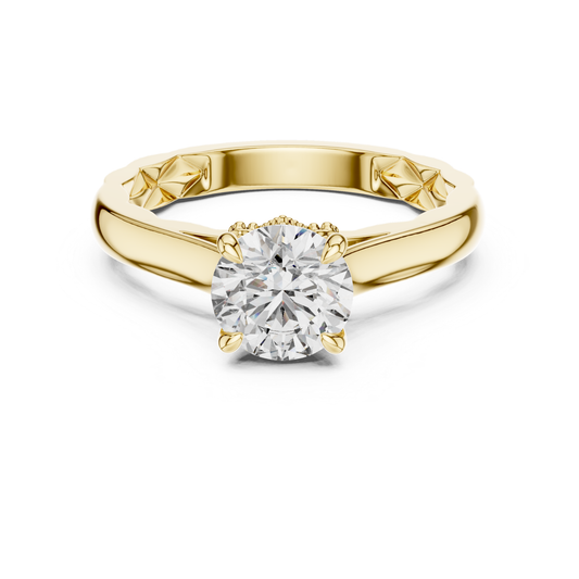 Round Cut Diamond Solitaire Ring | One Moment, Infinite Brilliance