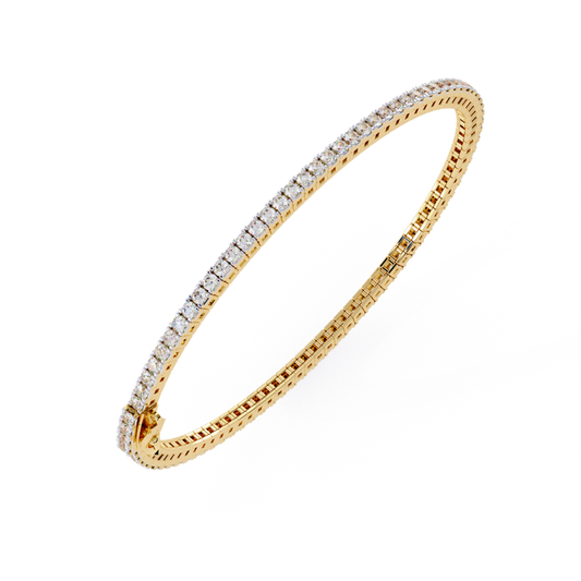 Radiant Line Diamond Bracelet