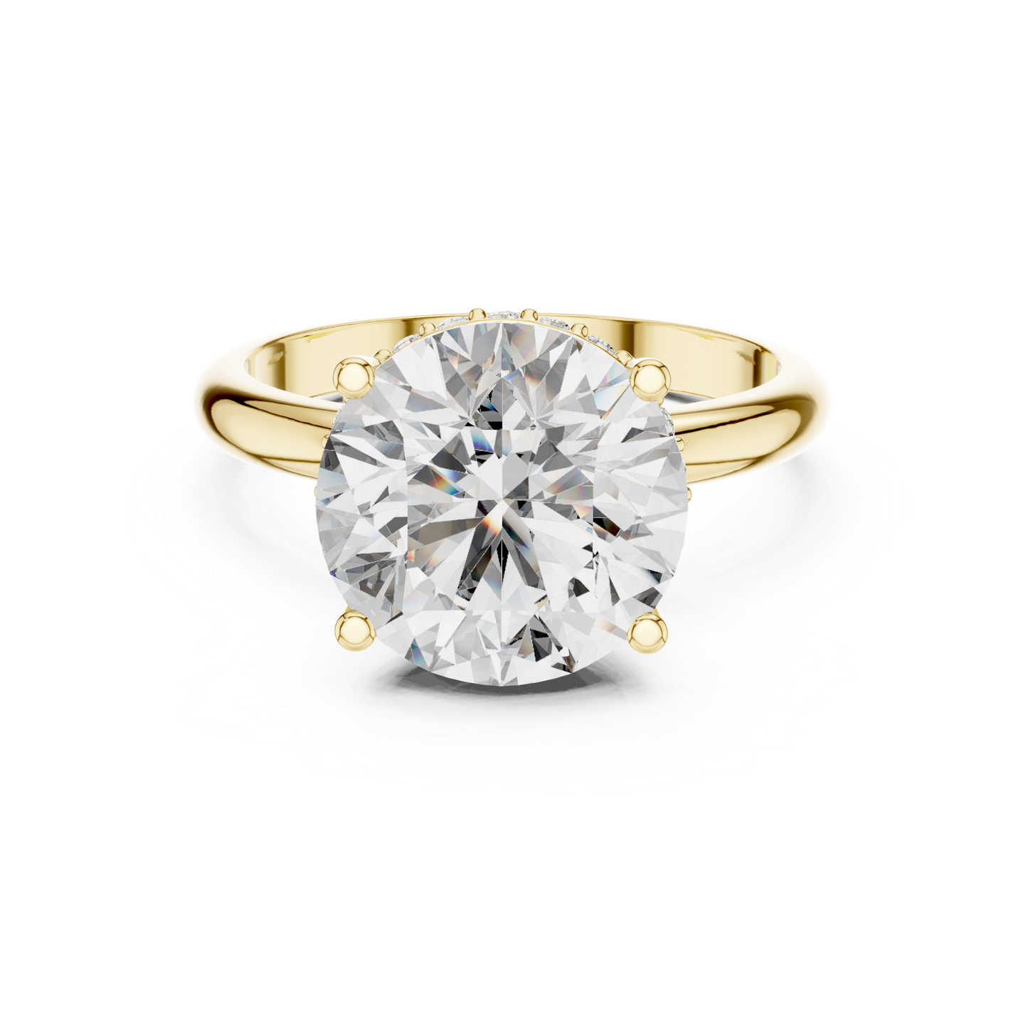 Klassischer runder Diamant-Solitärring | The One & Only Forever
