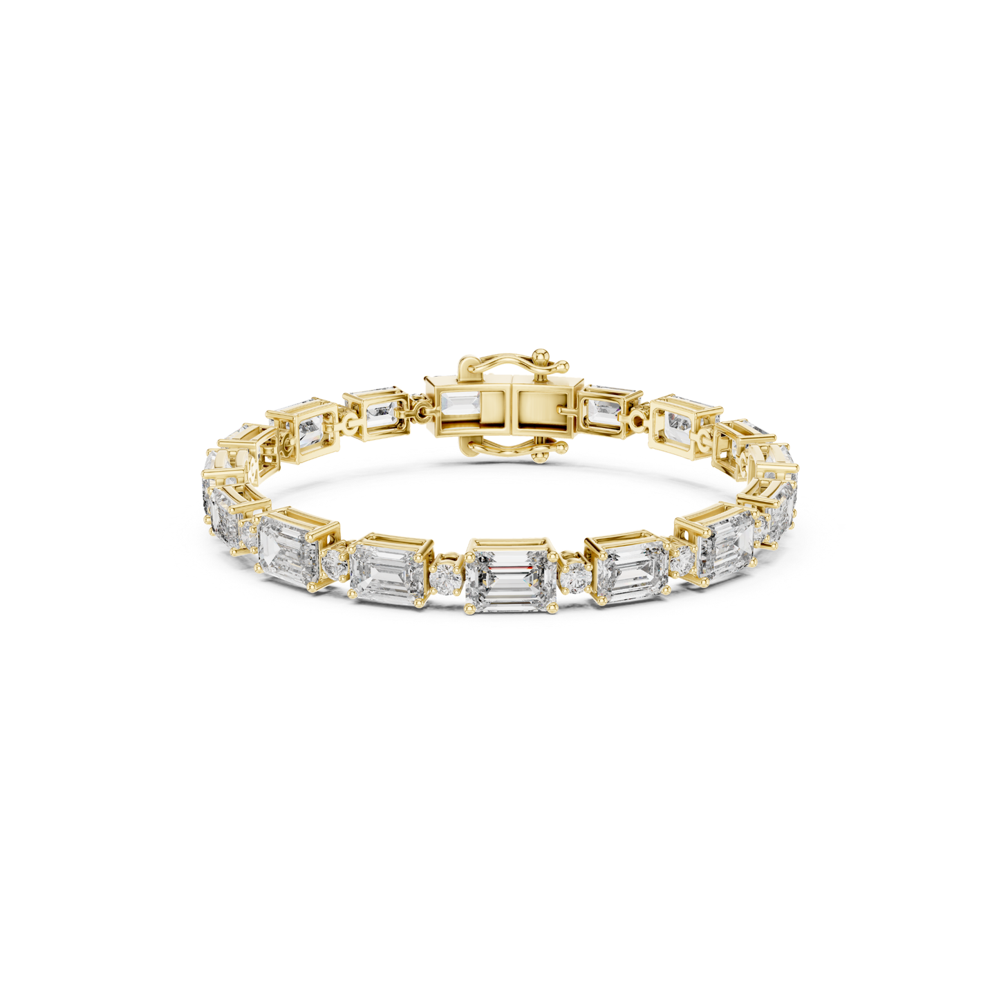 Emerald Cut Diamond Tennis Bracelet | Modern Luxury Jewelry Style