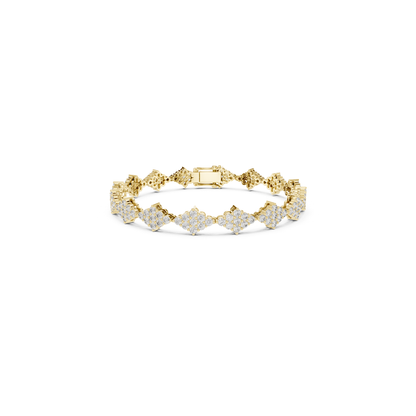 Round Diamond Tennis Bracelet | Modern Luxury Style
