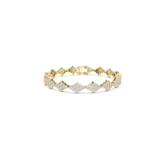 Round Diamond Tennis Bracelet | Modern Luxury Style