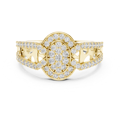 Round Diamond Halo Engagement Rings | Luxury Vintage Style