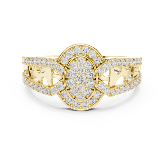 Round Diamond Halo Engagement Rings | Luxury Vintage Style