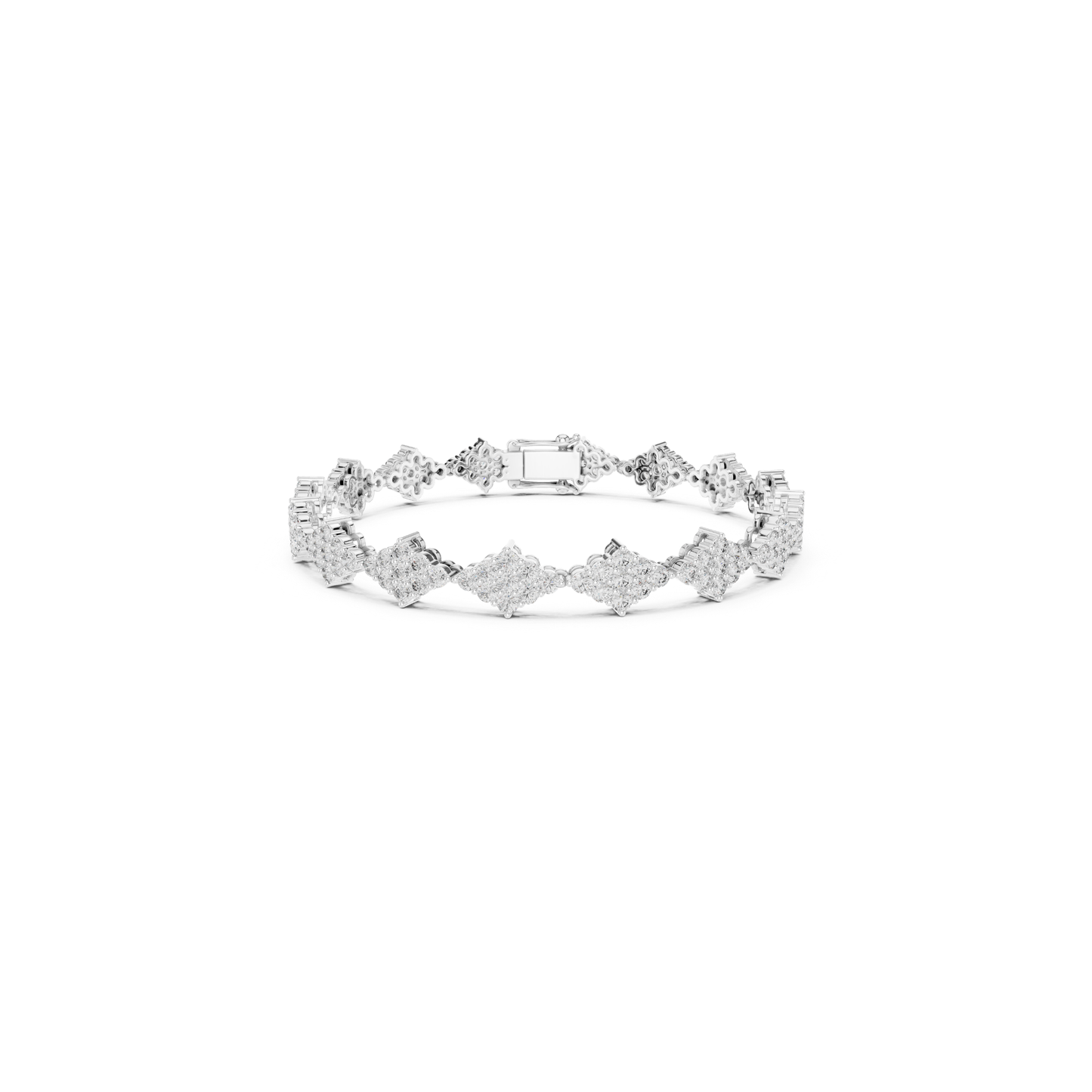 Round Diamond Tennis Bracelet | Modern Luxury Style