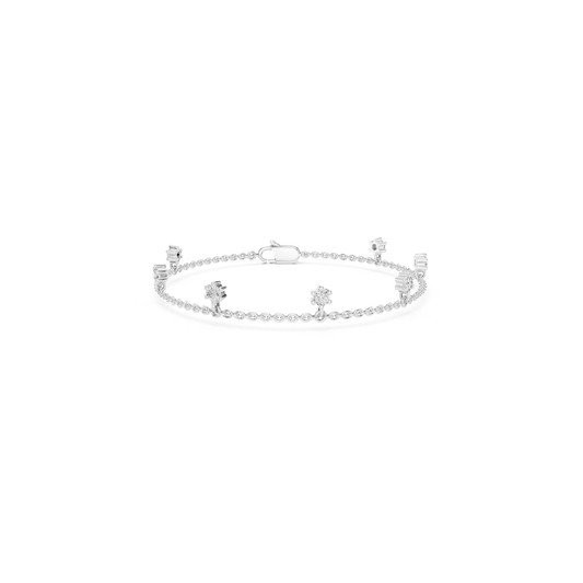 Diamond Station Chain Bracelet | Elegant Luxury Style