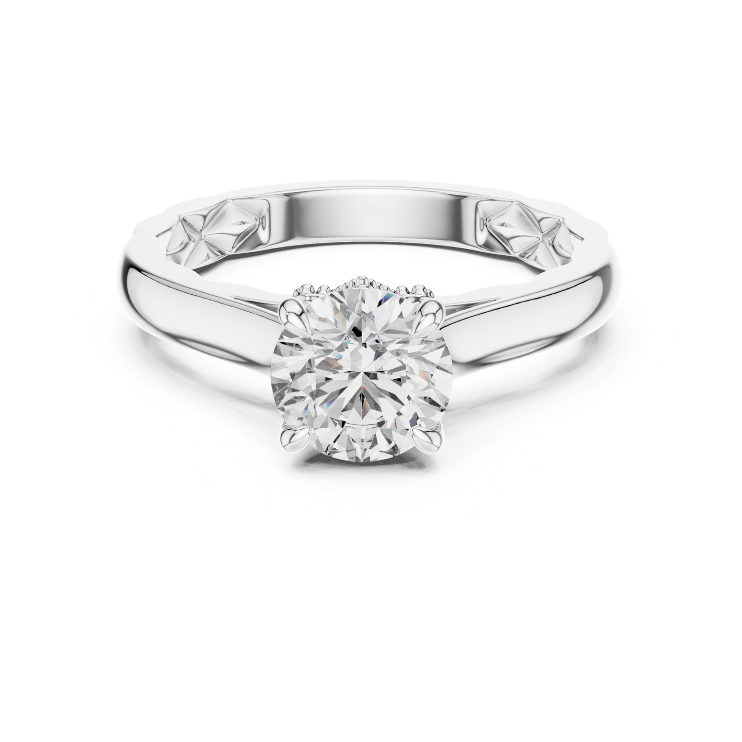 Round Cut Diamond Solitaire Ring | One Moment, Infinite Brilliance