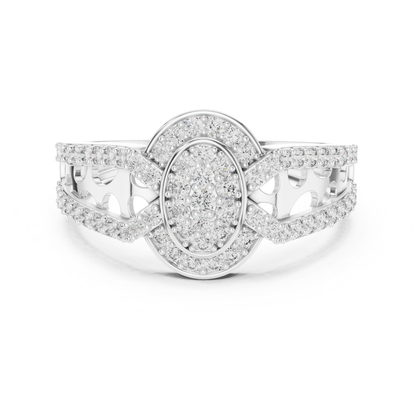 Round Diamond Halo Engagement Rings | Luxury Vintage Style