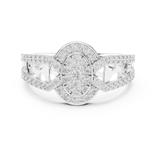 Round Diamond Halo Engagement Rings | Luxury Vintage Style