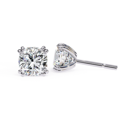 Real Lab Grown Diamond Gold Stud Earrings | Timeless Fine Jewelry