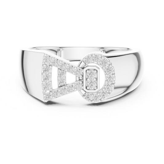 Luxury Buckle Diamond Rings | Modern Statement Jewelry Style