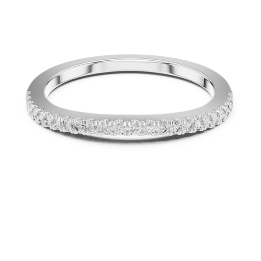 Round Cut Diamond Eternity Band Ring | Minimal Luxury Style