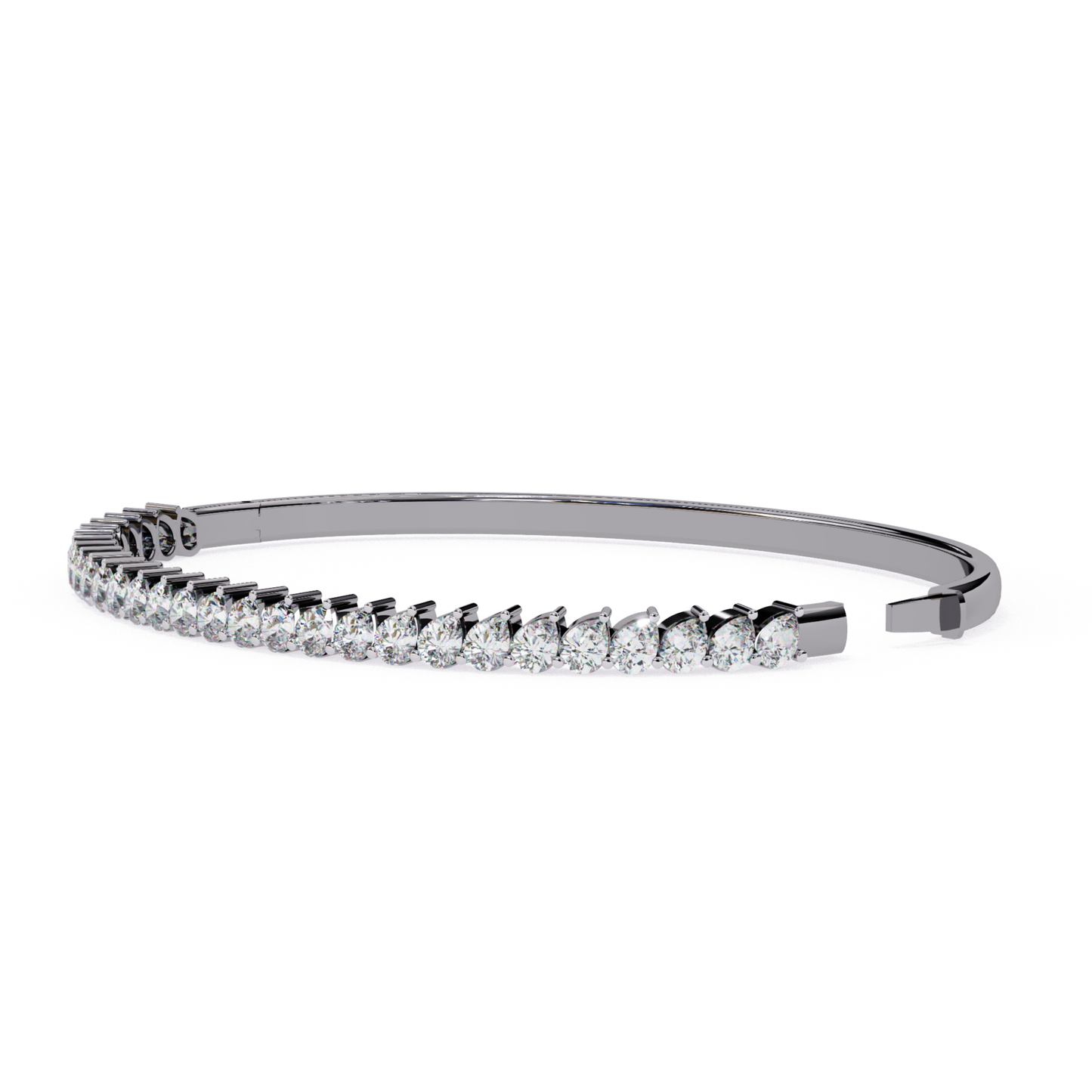 Elegant Glow Diamond Bangle | Radiant Luxury for Every Wrist