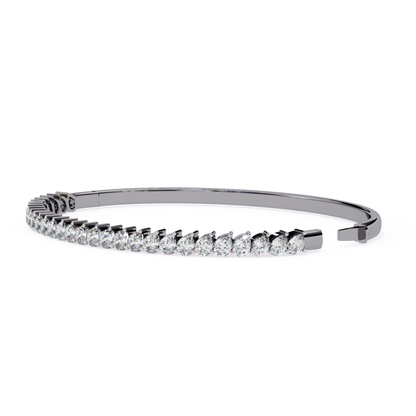 Elegant Glow Diamond Bangle | Radiant Luxury for Every Wrist