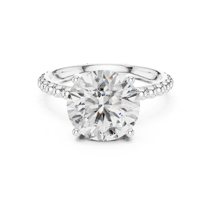 Round Diamond Beaded Band Ring | Brilliance Bead by Bead