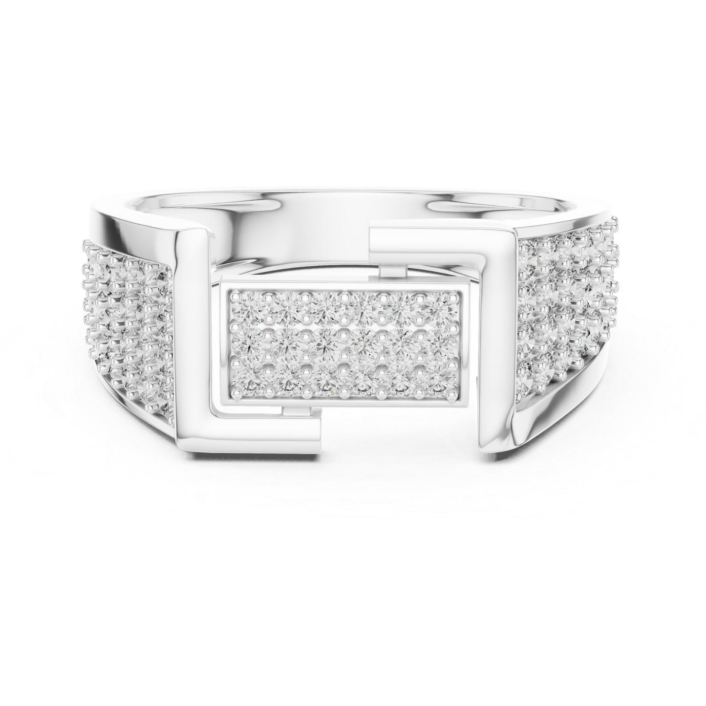 Geometric Diamond Band | Modern Luxury Jewelry Style