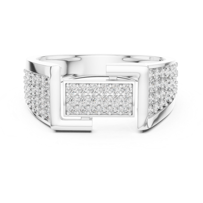 Geometric Diamond Band | Modern Luxury Jewelry Style