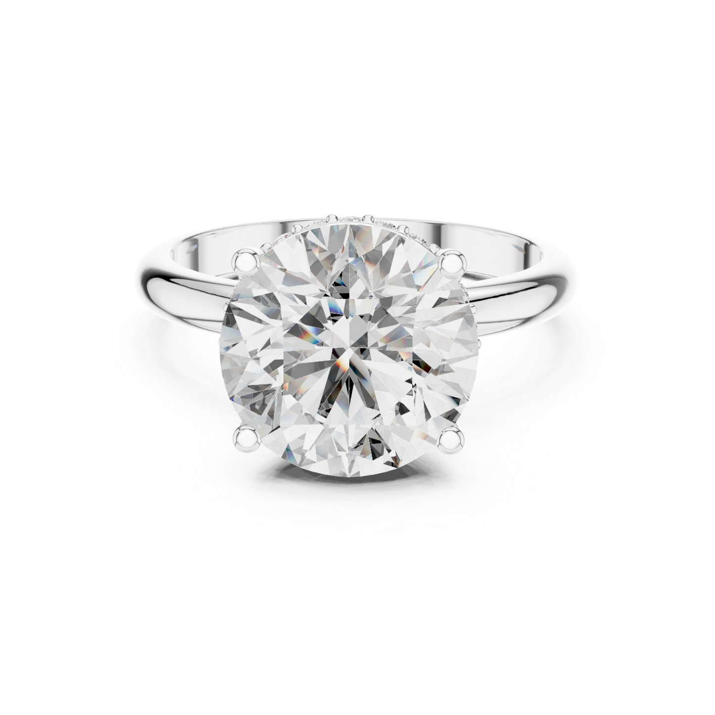 Klassischer runder Diamant-Solitärring | The One & Only Forever