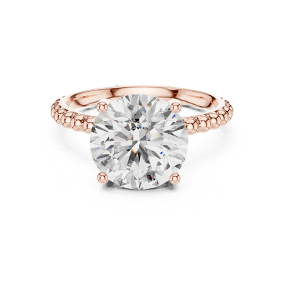 Round Diamond Beaded Band Ring | Brilliance Bead by Bead