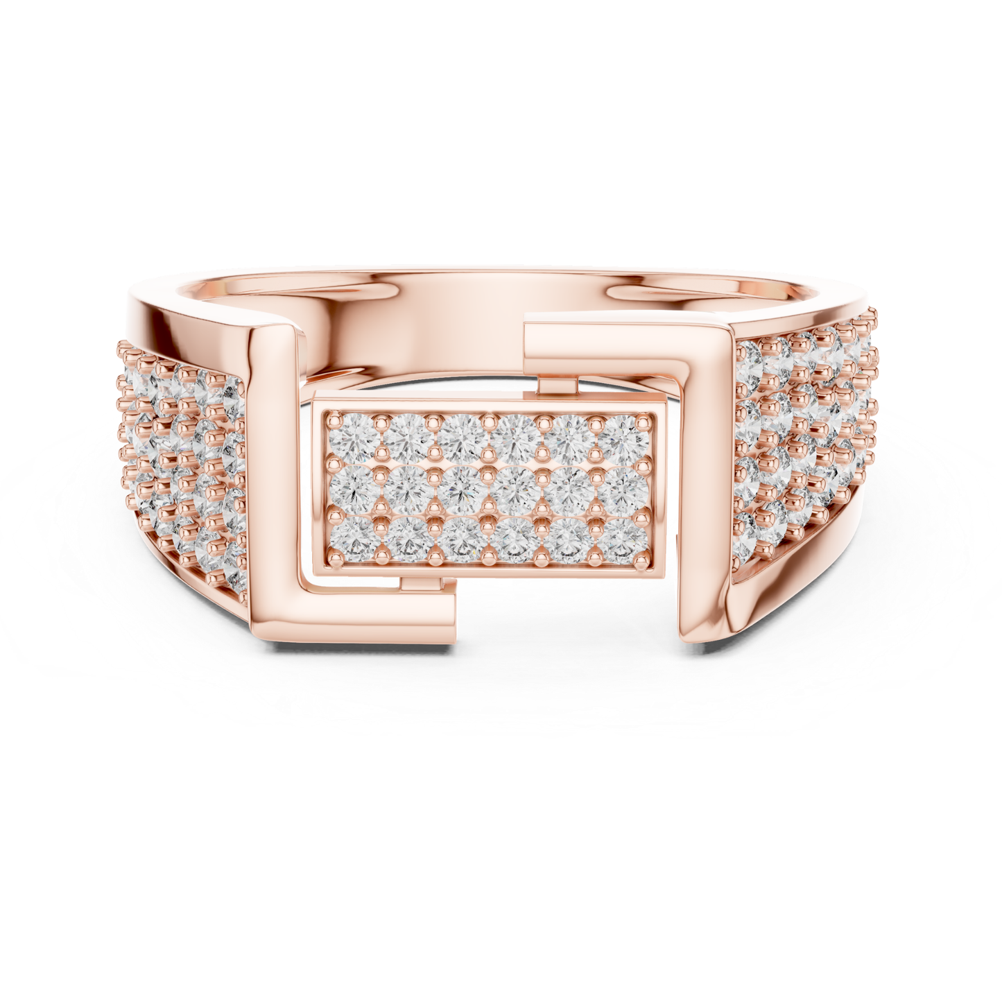 Geometric Diamond Band | Modern Luxury Jewelry Style