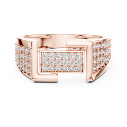 Geometric Diamond Band | Modern Luxury Jewelry Style