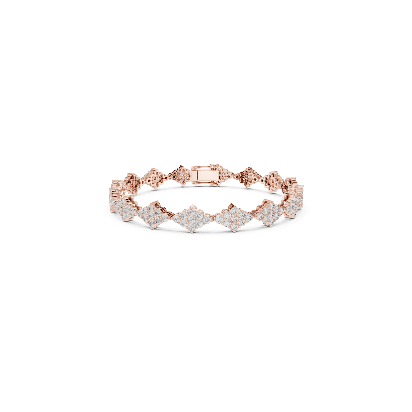 Round Diamond Tennis Bracelet | Modern Luxury Style