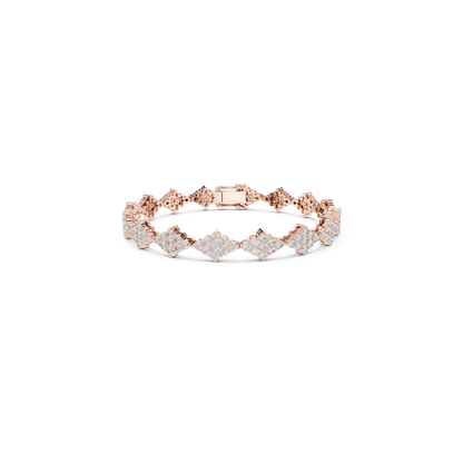Round Diamond Tennis Bracelet | Modern Luxury Style