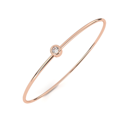 Klassisches Einzel-Diamantarmband | Edler Luxus aus 18K und 14K Gold
