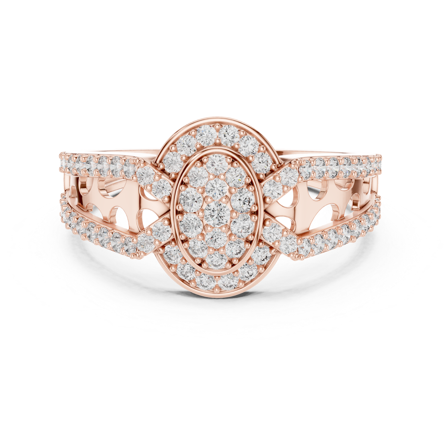 Round Diamond Halo Engagement Rings | Luxury Vintage Style