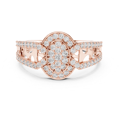Round Diamond Halo Engagement Rings | Luxury Vintage Style