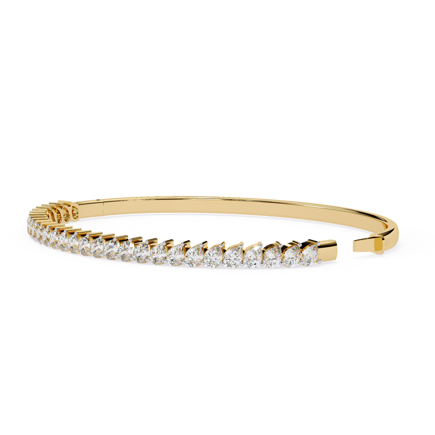 Elegant Glow Diamond Bangle | Radiant Luxury for Every Wrist