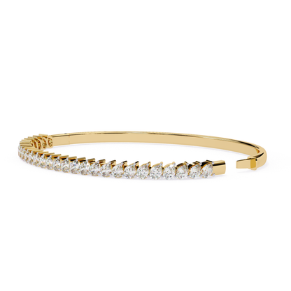 Elegant Glow Diamond Bangle | Radiant Luxury for Every Wrist